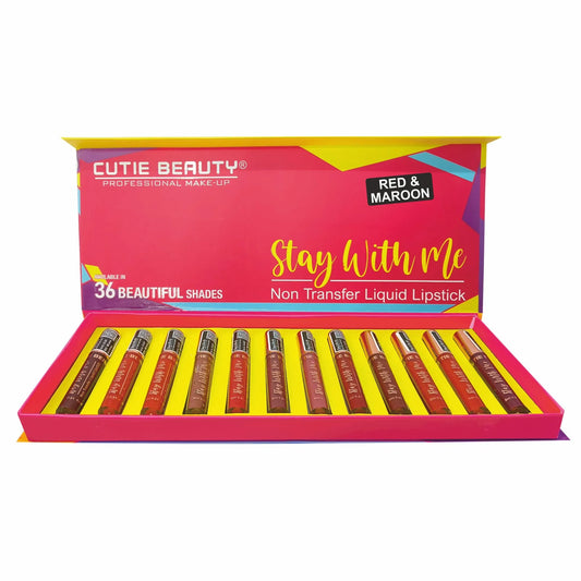 Lipstick Combo-801 12 Shades - Cutie Beauty