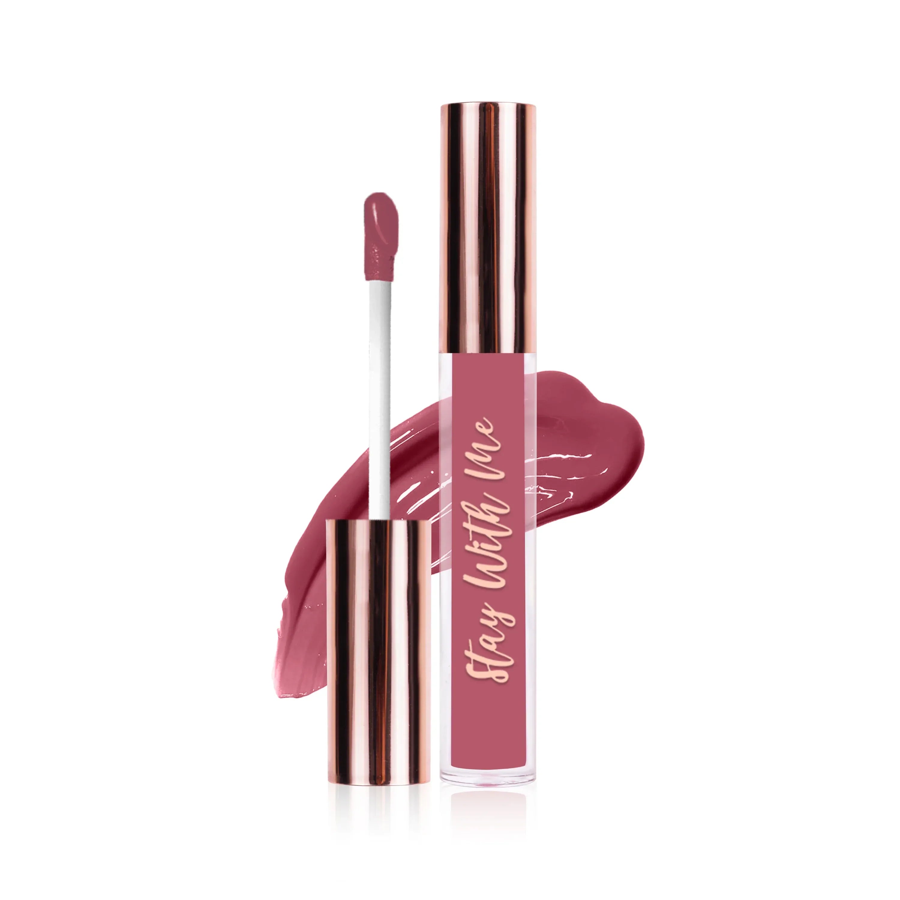 Cutie Beauty Liquid Lipstick Luxurious Glossy Lips Long lasting Stay with me Lipstick - Cutie Beauty