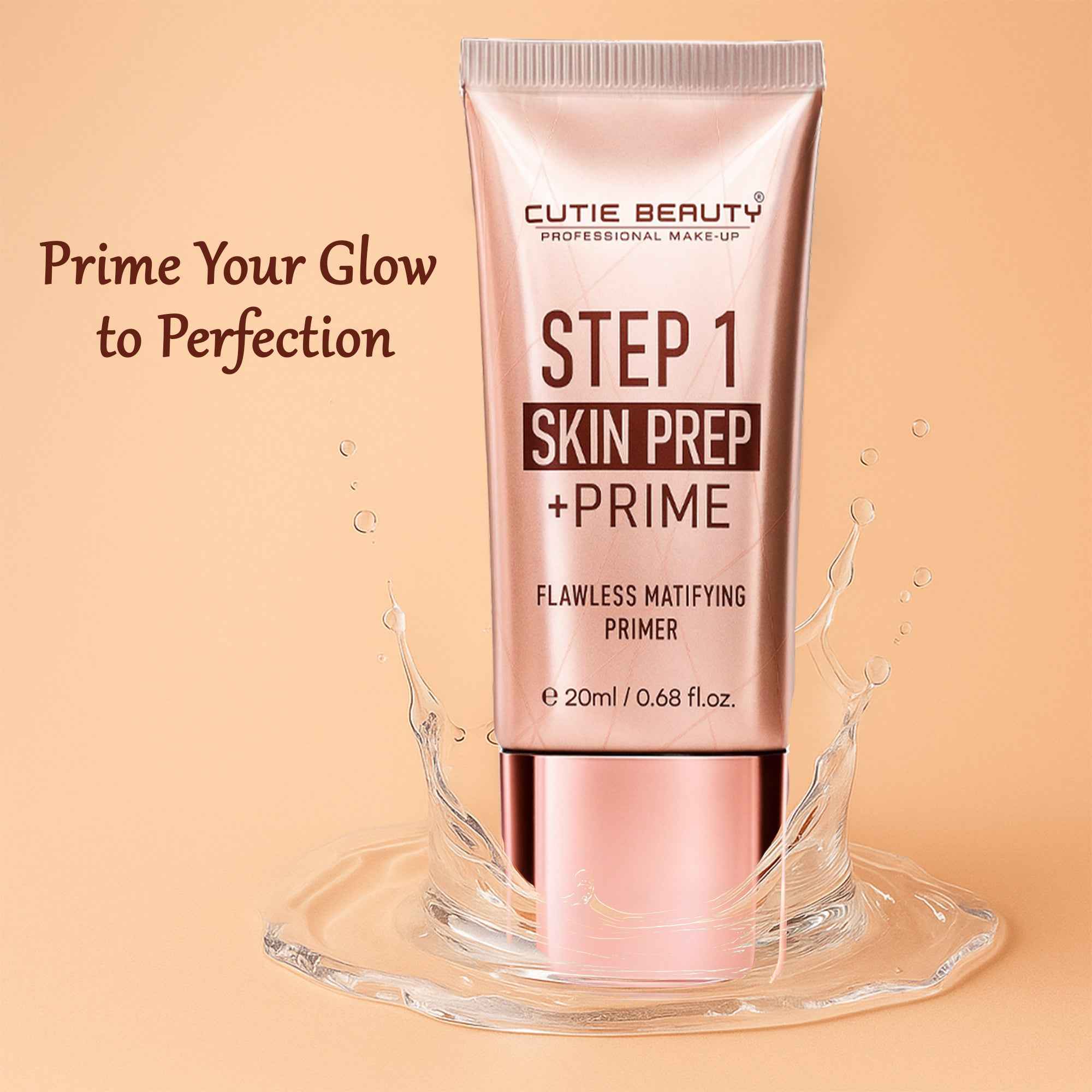 Brick Highlighter Primer Fixer Combo - Professional Glow Base Makeup Kit (Pack of 3)