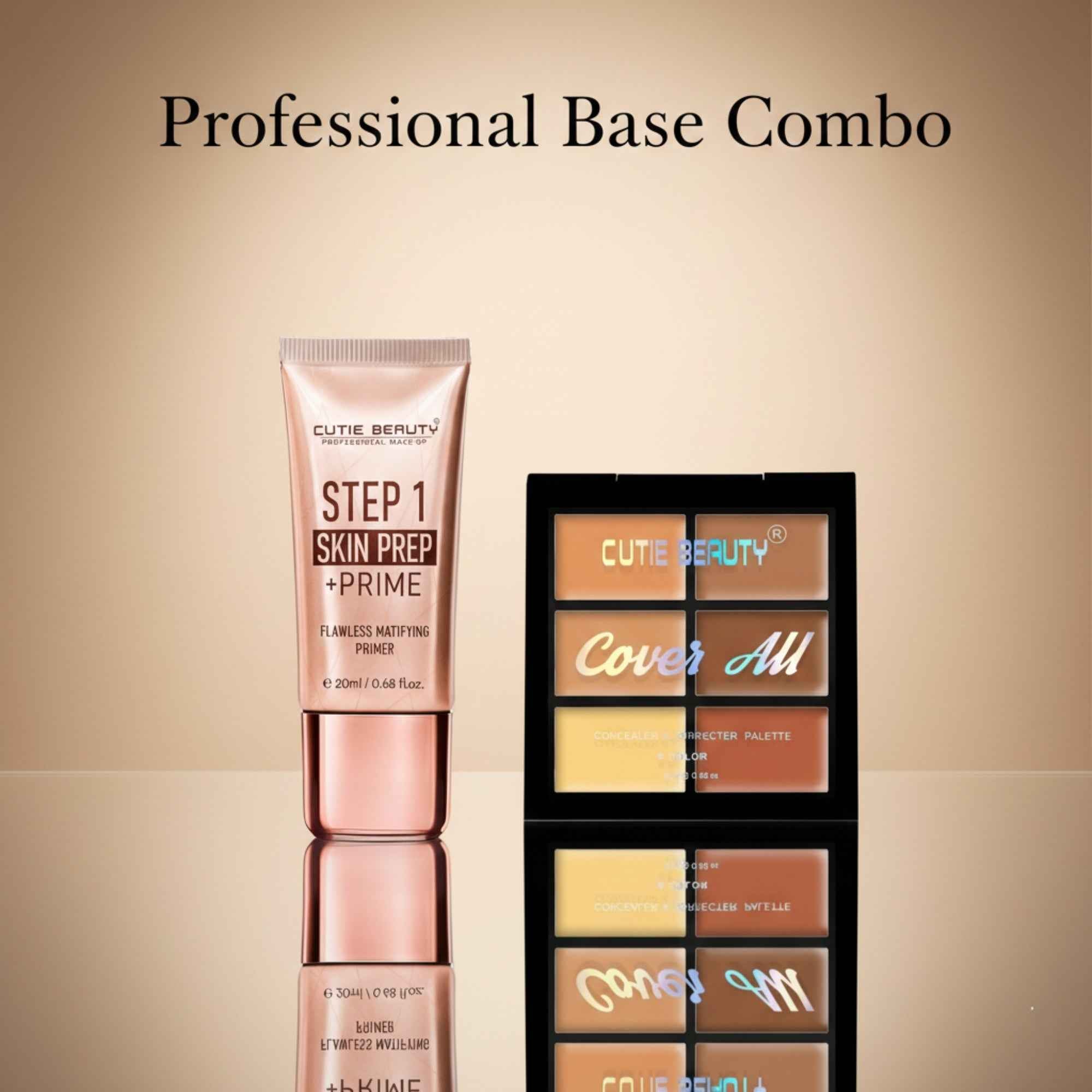 Cutie Beauty Primer + Concealer Palette Combo
