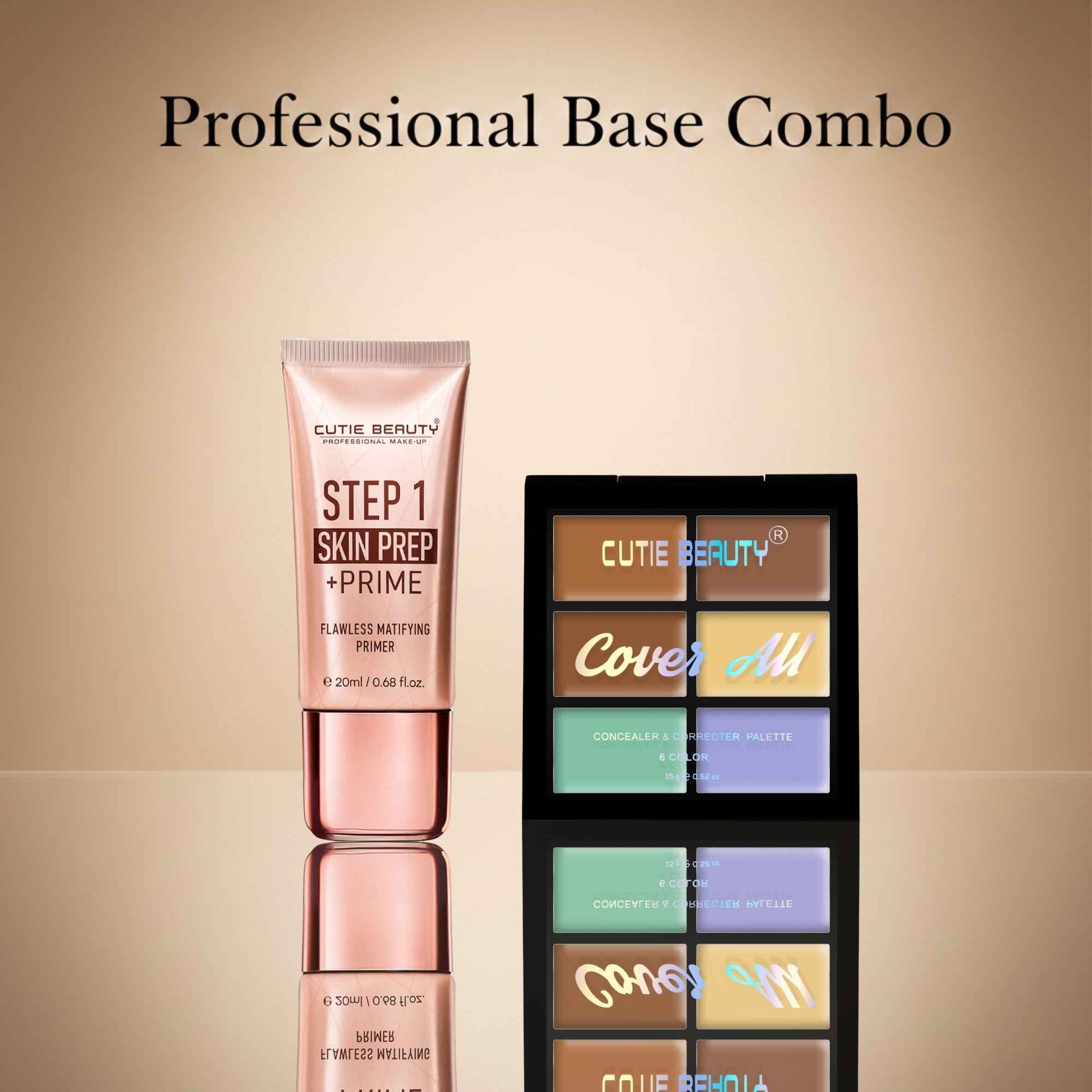 Cutie Beauty Primer + Concealer Palette Combo