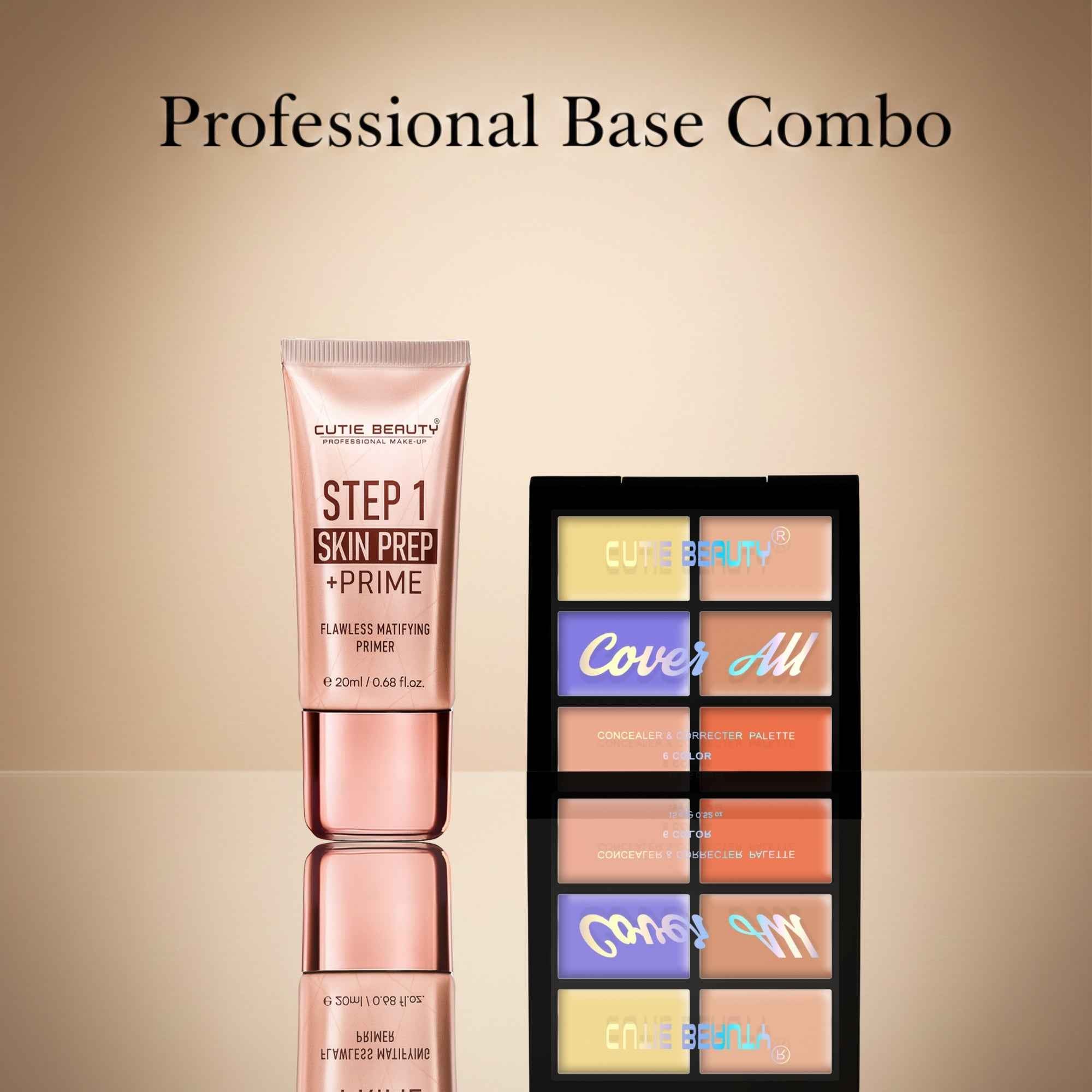 Cutie Beauty Primer + Concealer Palette Combo